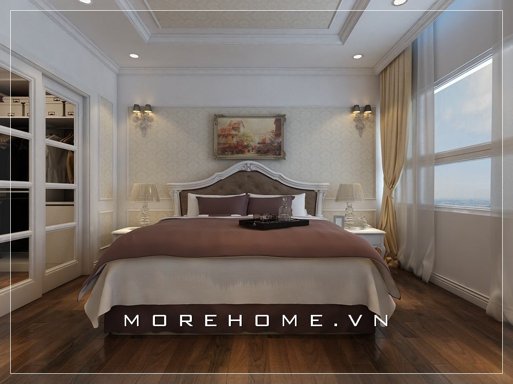 Thiết kế nội thất phòng ngủ Master